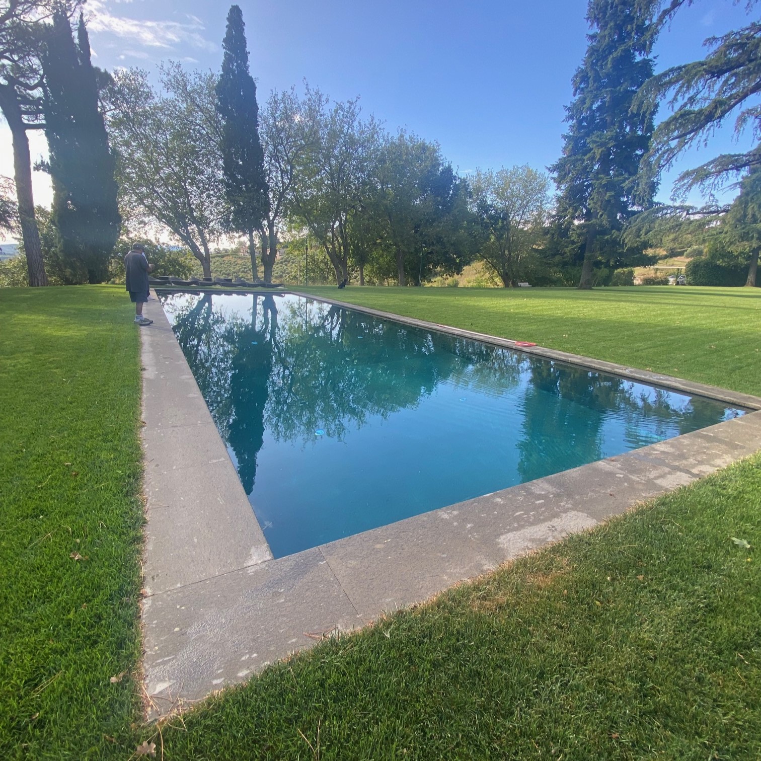 Piscina in pietra naturale